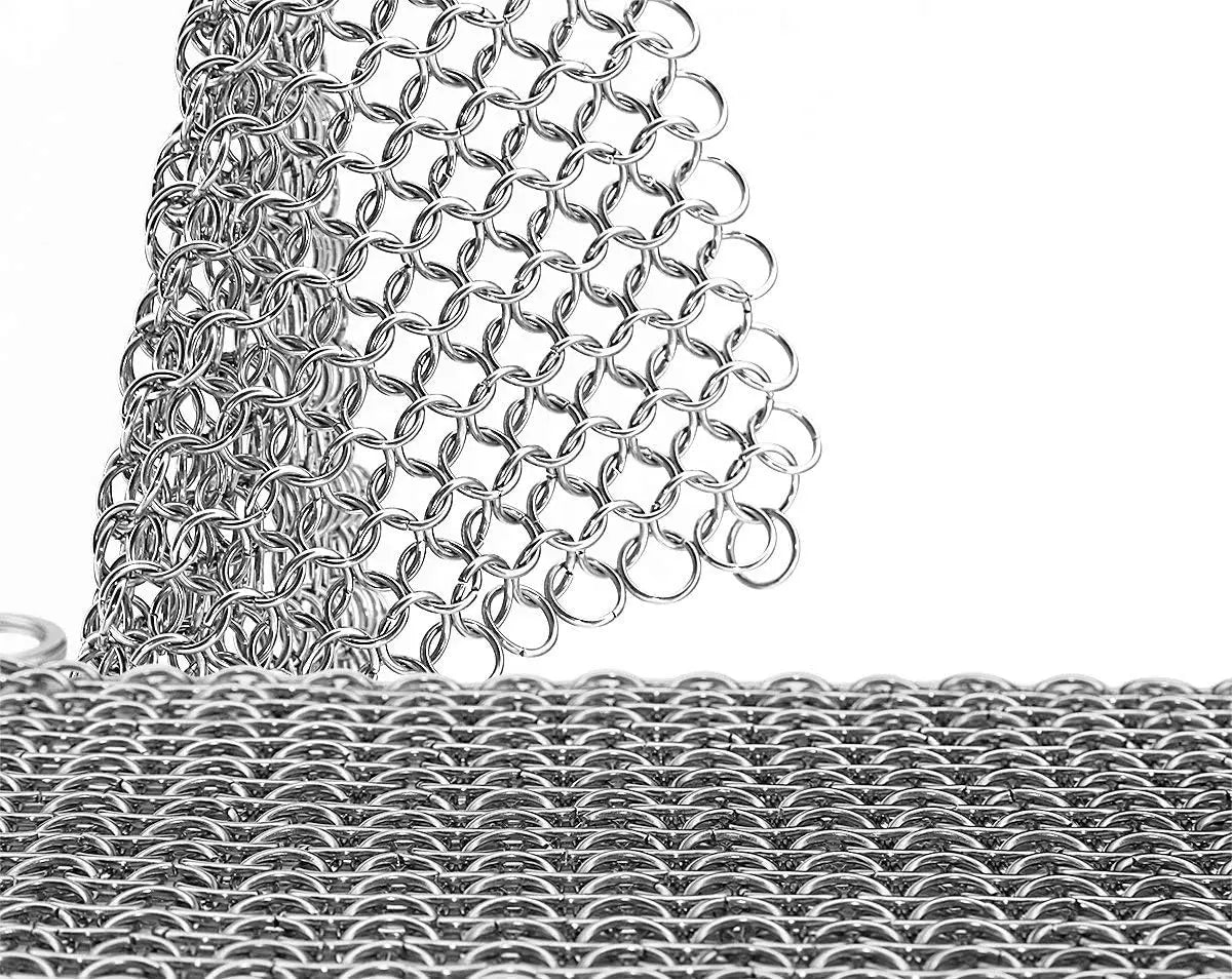 Malla de limpieza de acero inoxidable