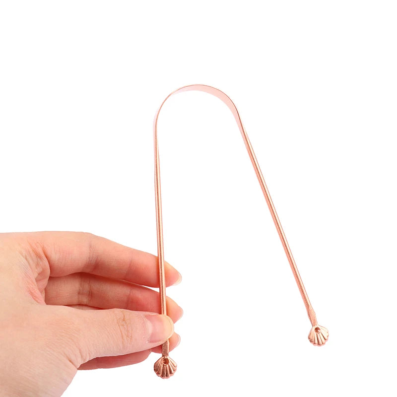 Raspador de lengua 100% cobre